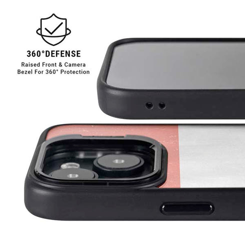 Distressed Austria Flag iPhone 14 Kickstand Case